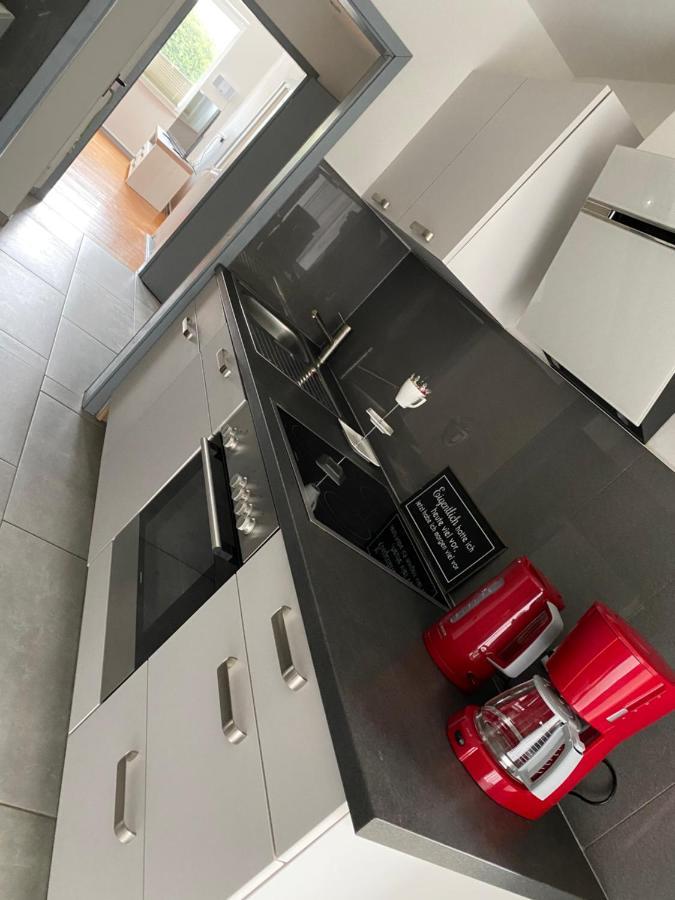 Schoene Ferienwohnung Mit Grossem Garten Flensburg Bagian luar foto